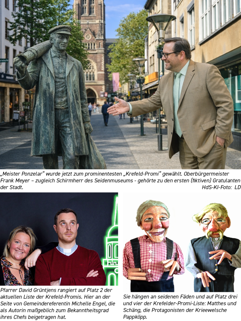 Meister Ponzelar und Pfarrer Grüntjens führen Hitliste der Krefeld-Promis an