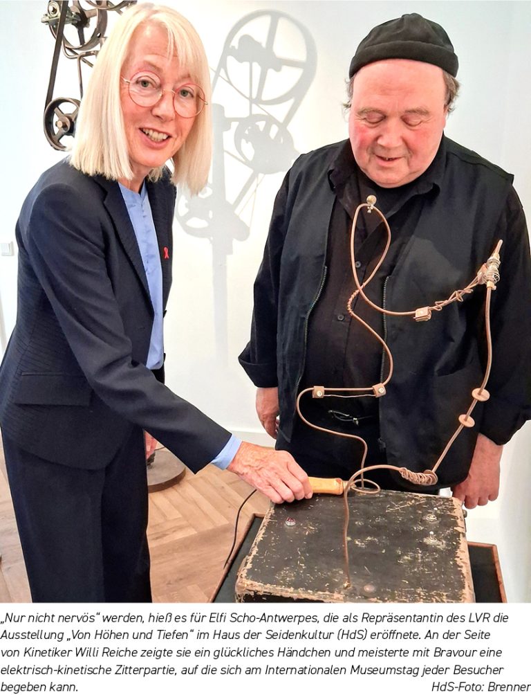 Szenische Lesung, Zitterpartie und Führung im Haus der Seidenkultur